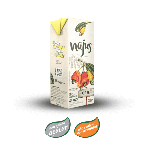 Suco de caju néctar najus 200ml