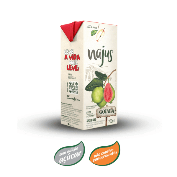 Suco de goiaba néctar najus 200ml