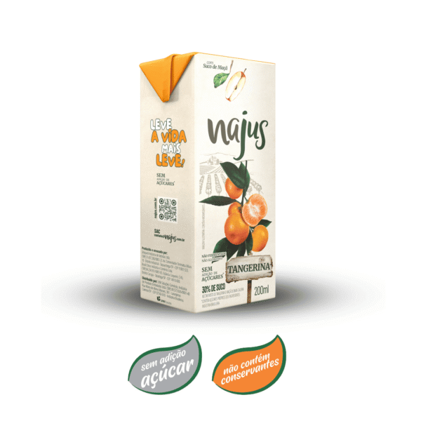 Suco de tangerina néctar najus 200ml