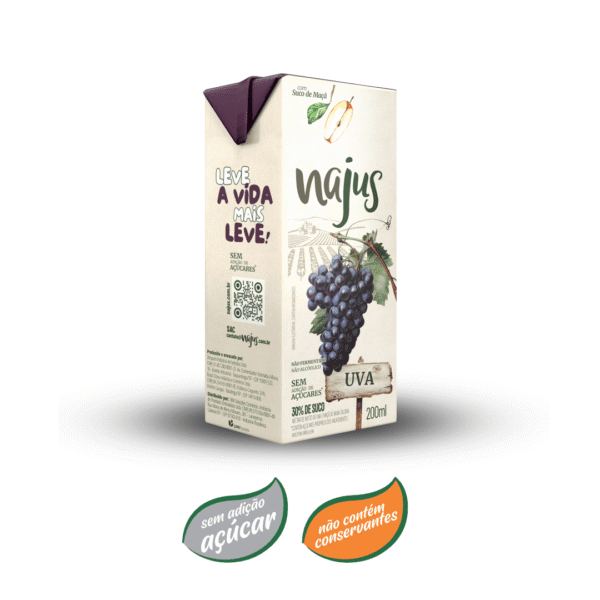 Suco de uva néctar najus 200ml