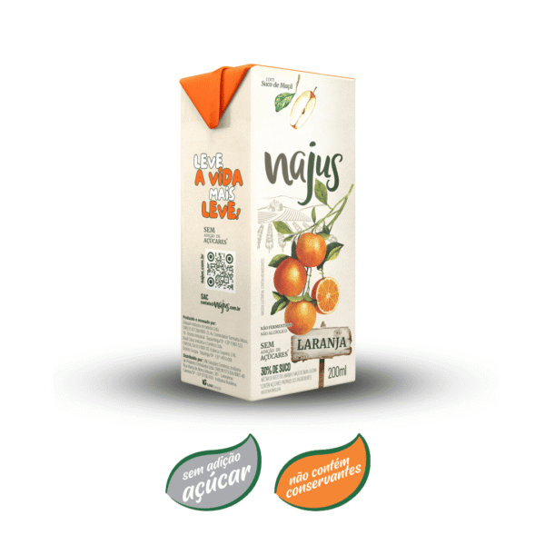 Suco de laranja néctar najus 200ml