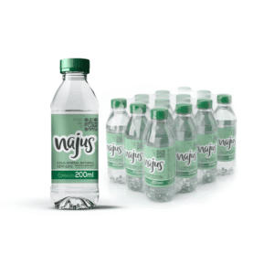 Fardo Garrafinha de agua Najus 200ml