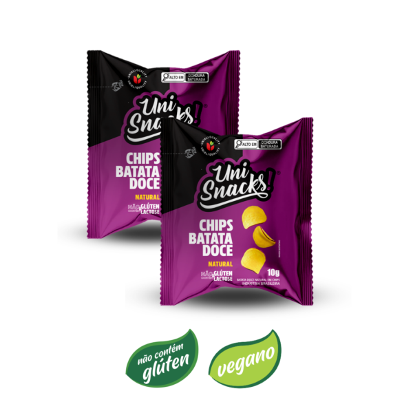 Sachê de batata doce em chips 10g
