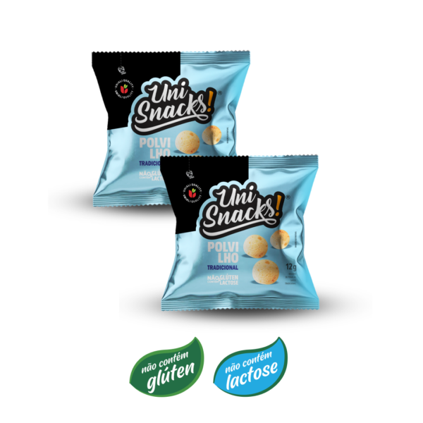 Sachê biscoito de polvilho tradicional sem lactose 12g